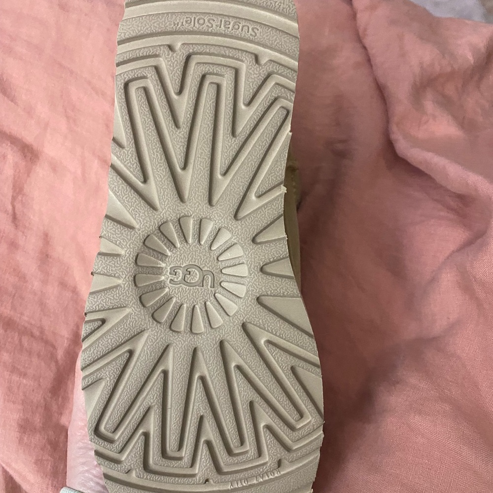 UGG Cream Platform Ankle Booties - image 6